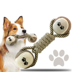 Braided Rope Toy Durable for Aggressive Chewers, Teeth Cleaning Safe Bite Resistant Toothbrush Stick