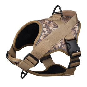 Harness; large dog training tactical chest strap; K9 chest strap; vest type reflective dog rope; explosion-proof impulse traction