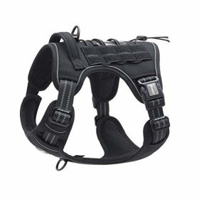 Tactical Harness for Sm/Med Dogs No Pull Adjustable Harness Reflective K9 Working Training Easy Control Vest Military Service Dog Harnesses