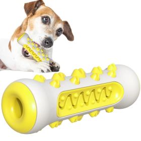 Squeaky Toys for Aggressive Chewers, Tough Toothbrush, Nearly Indestructible Rubber, Training, Teeth Cleaning, Medium & Large Breeds