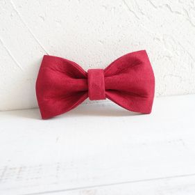 Pet Traction Collar Dog Collar (Option 1: Red bow tie, Option 2: XS)