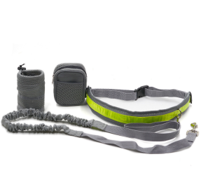 Adjustable Hands Free Dog Leash (Option 1: Gray, Option 2: Q1set)