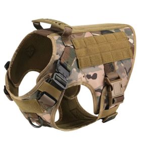 Pet Harness Luxury Dog Leash Set Chest Dog  Nylon Camouflage Dog Harness (Option 1: Camouflage, Option 2: S)