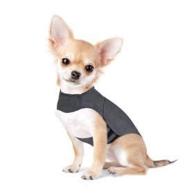 Pet Clothes Dog Anxiety Jacket Warm Vest (Option 1: Heather Gray, Option 2: XXS)